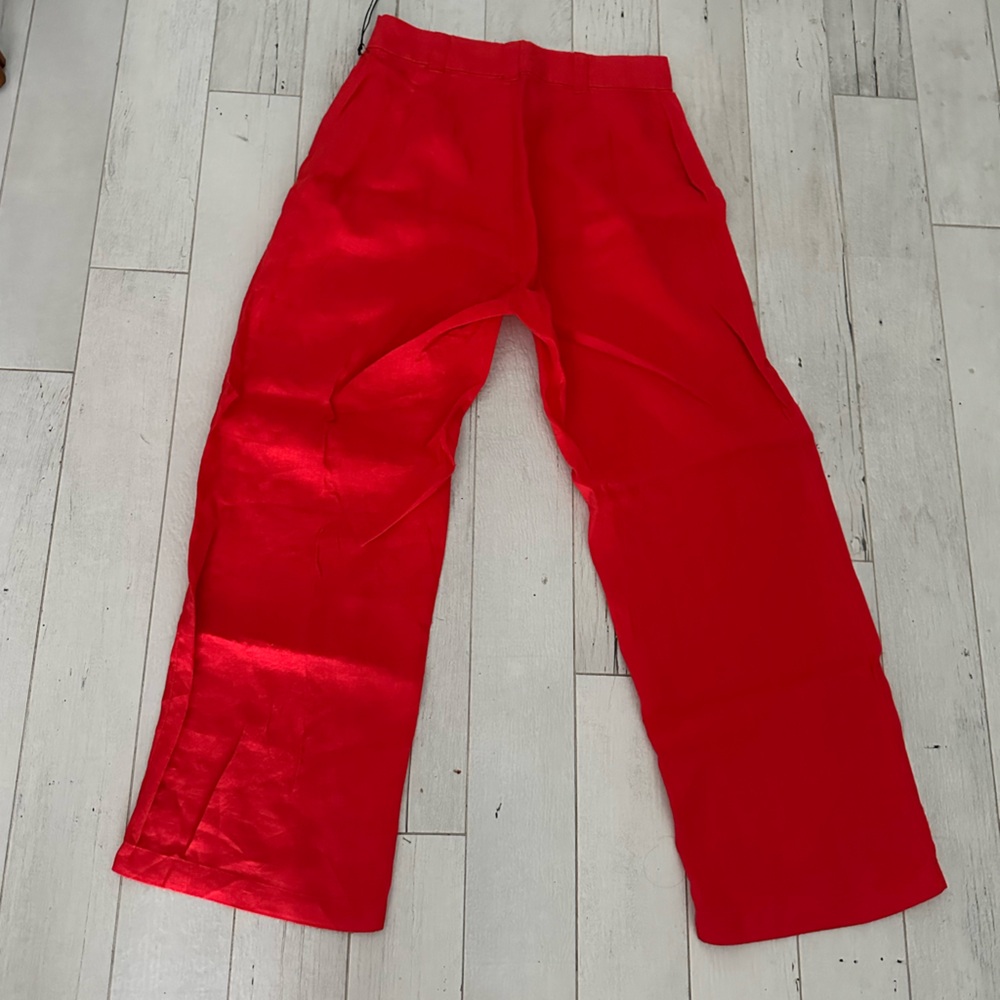New Nicole Miller pants 100% linen size  10 color  multi